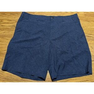 Callaway Blue Print Polyester Blend Men's Flat Front Golf Shorts Size 40